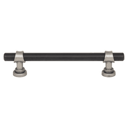 5-1/16" Dakota Bit Pull, Flat Black/Pewter Antique