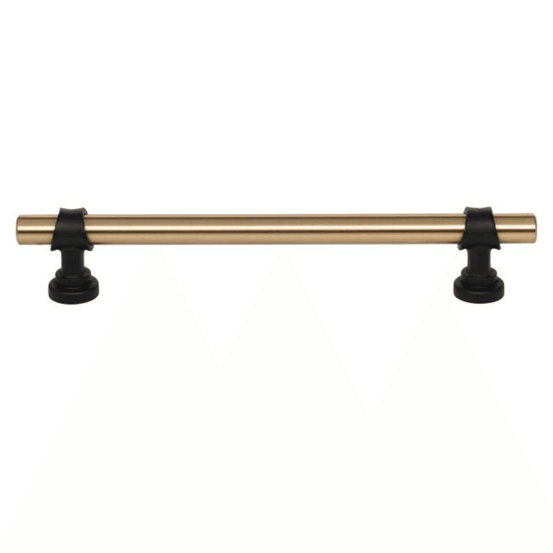 6-5/16" Dakota Bit Pull, Honey Bronze/Flat Black