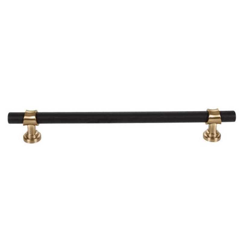 12" Dakota Bit Appliance Pull, Flat Black/Honey Bronze