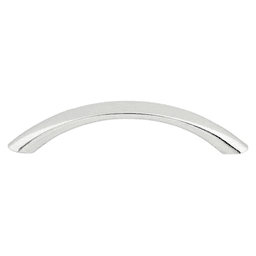 3-3/4" Nouveau Bow Pull, Polished Chrome