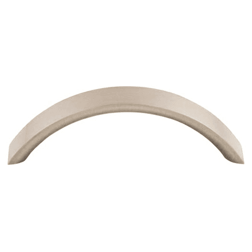 3-3/4" Nouveau Crescent Pull, Brushed Satin Nickel