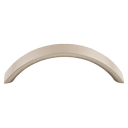 3-3/4" Nouveau Crescent Pull, Brushed Satin Nickel