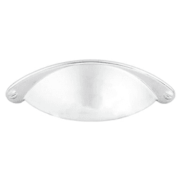 2-1/2" Somerset Arendal Cup Pull, Polished Chrome