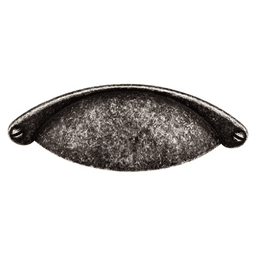 2-1/2" Somerset Arendal Cup Pull, Black Iron