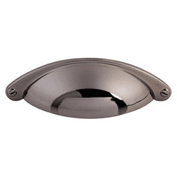 2-1/2" Somerset Arendal Cup Pull, Black Nickel