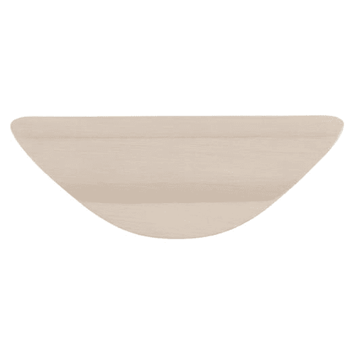 1-1/4" Nouveau Cup Pull, Brushed Satin Nickel
