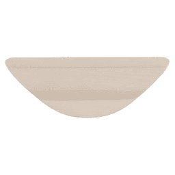 1-1/4" Nouveau Cup Pull, Brushed Satin Nickel