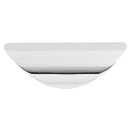 1-1/4" Nouveau Cup Pull, Polished Chrome