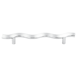 5-1/16" Nouveau Wave Pull, Polished Chrome