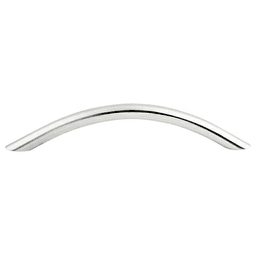 5-1/16" Nouveau Curved Wire Pull, Polished Chrome