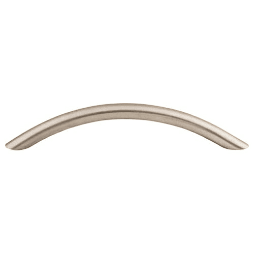 5-1/16" Nouveau Curved Wire Pull, Brushed Satin Nickel