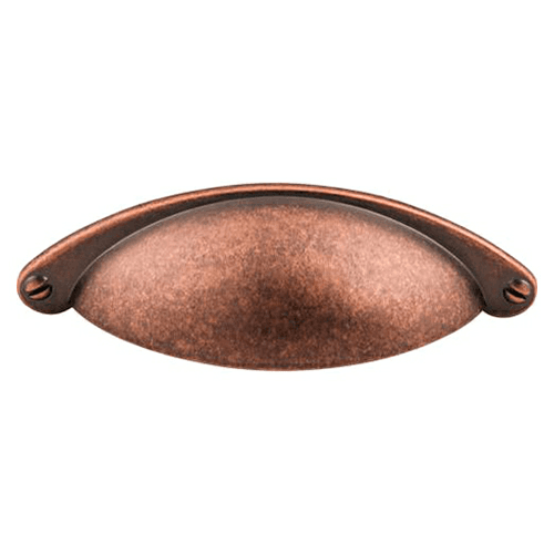 2-1/2" Somerset Arendal Cup Pull, Antique Copper