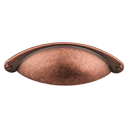 2-1/2" Somerset Arendal Cup Pull, Antique Copper