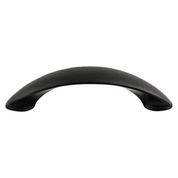 3-3/4" Nouveau New Haven Pull, Flat Black
