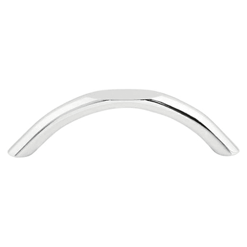 3-3/4" Nouveau Curved Pull, Polished Chrome