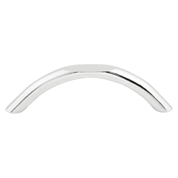3-3/4" Nouveau Curved Pull, Polished Chrome