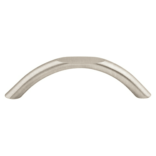 3-3/4" Nouveau Curved Pull, Brushed Satin Nickel