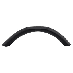 3-3/4" Nouveau Curved Pull, Flat Black