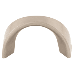 1-1/4" Nouveau Crescent U-Pull, Brushed Satin Nickel