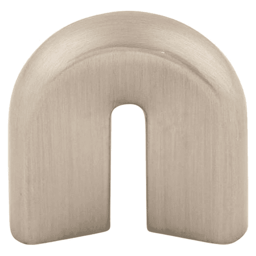 3/4" Nouveau U-Pull, Brushed Satin Nickel