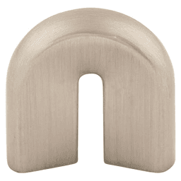 3/4" Nouveau U-Pull, Brushed Satin Nickel