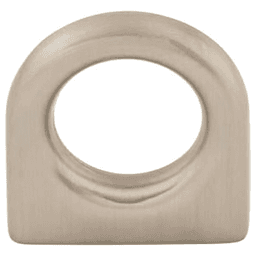 5/8" Nouveau Ring Pull, Brushed Satin Nickel