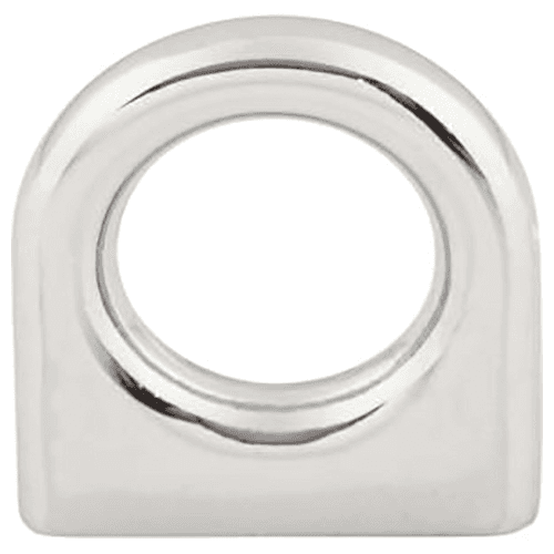 5/8" Nouveau Ring Pull, Polished Chrome