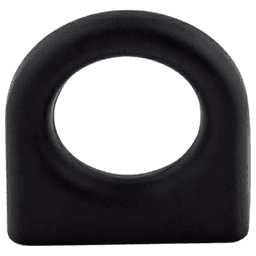 5/8" Nouveau Ring Pull, Flat Black