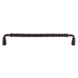 12" Normandy Twisted Bar Pull, Patina Black
