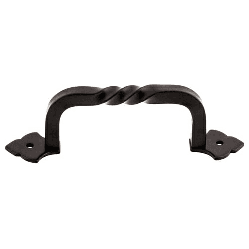 4" Normandy Fixed Norman Crest Pull, Patina Black