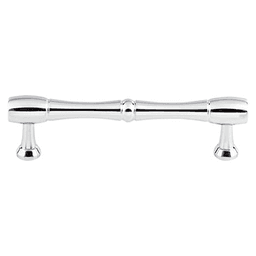 3-3/4" Appliance Nouveau Bamboo Pull, Polished Chrome
