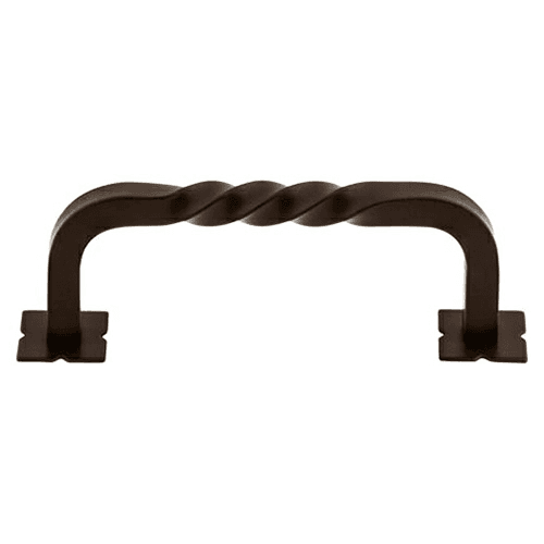 3-3/4" Normandy Square Twist D-Pull, Oil Rubbed Bronze