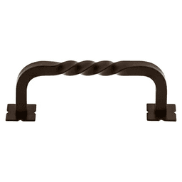 3-3/4" Normandy Square Twist D-Pull, Oil Rubbed Bronze