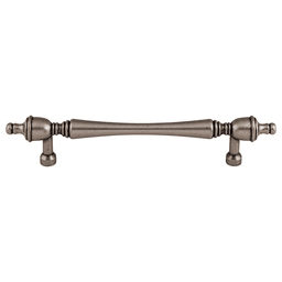 7" Appliance Somerset Finial Pull, Pewter Antique