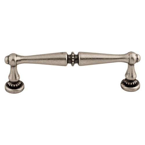 3-3/4" Edwardian Handle Pull, Pewter Antique