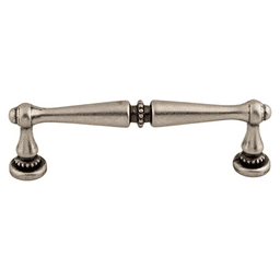 3-3/4" Edwardian Handle Pull, Pewter Antique