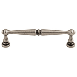 5" Edwardian Handle Pull, Pewter Antique