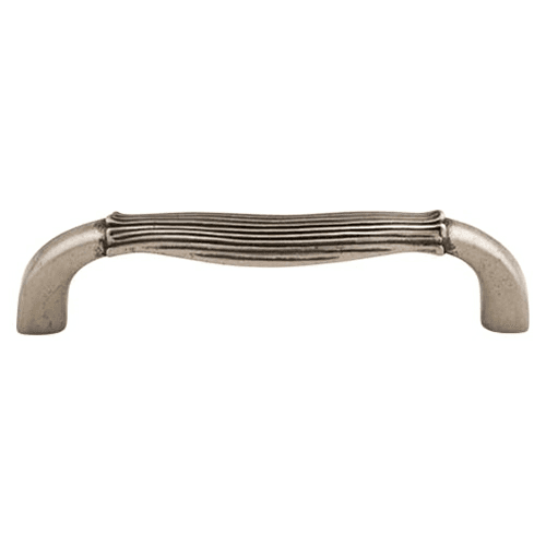3-3/4" Edwardian Handle Bow Pull, Pewter Antique