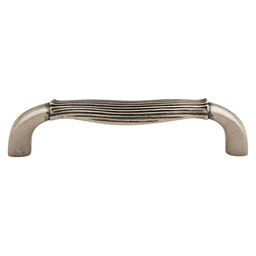3-3/4" Edwardian Handle Bow Pull, Pewter Antique