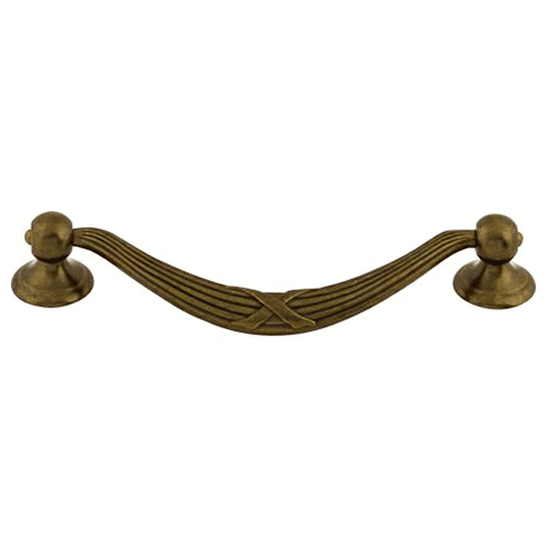 5-1/16" Edwardian Ribbon/Reed Drop Pull, German Bronze