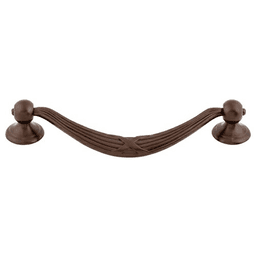 5-1/16" Edwardian Ribbon/Reed Drop Pull, Oil Rubbed Bronze