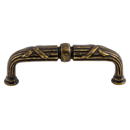 3-3/4" Edwardian Ribbon/Reed D-Pull, German Bronze