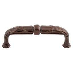 3-3/4" Edwardian Ribbon/Reed D-Pull, Oil Rubbed Bronze