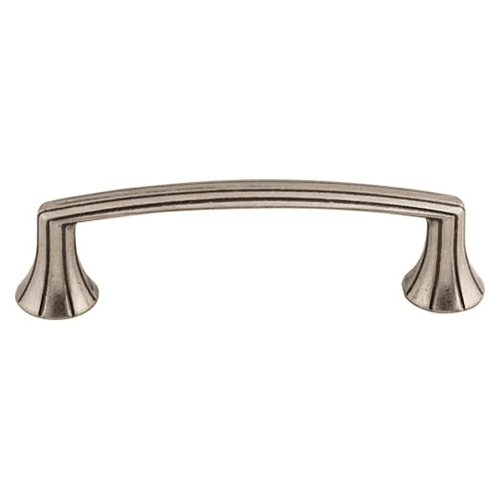 3-3/4" Edwardian Rue Pull, Pewter Antique