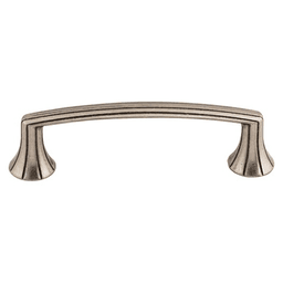 3-3/4" Edwardian Rue Pull, Pewter Antique