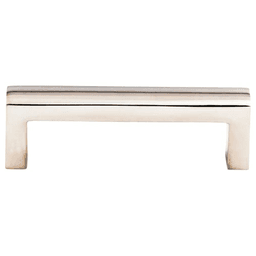 3-3/4" Stainless Steel Ashmore Pull, Polished Stainless Steel
