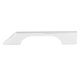 5" Sanctuary Tapered Bar Pull, Polished Chrome