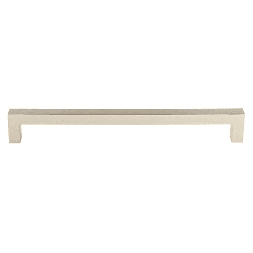 12" Nouveau Square Bar Appliance Pull, Polished Nickel