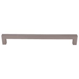 18" Nouveau Square Bar Appliance Pull, Ash Gray