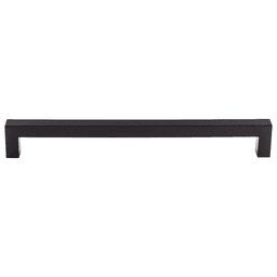 18" Nouveau Square Bar Appliance Pull, Flat Black